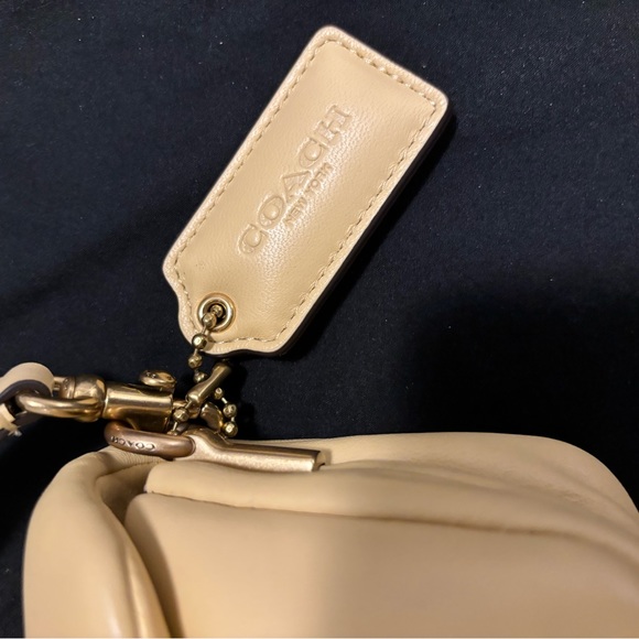 Coach Pillow Tabby 18 Handbag - Pale Yellow, Crossbody - Picture 3 of 5